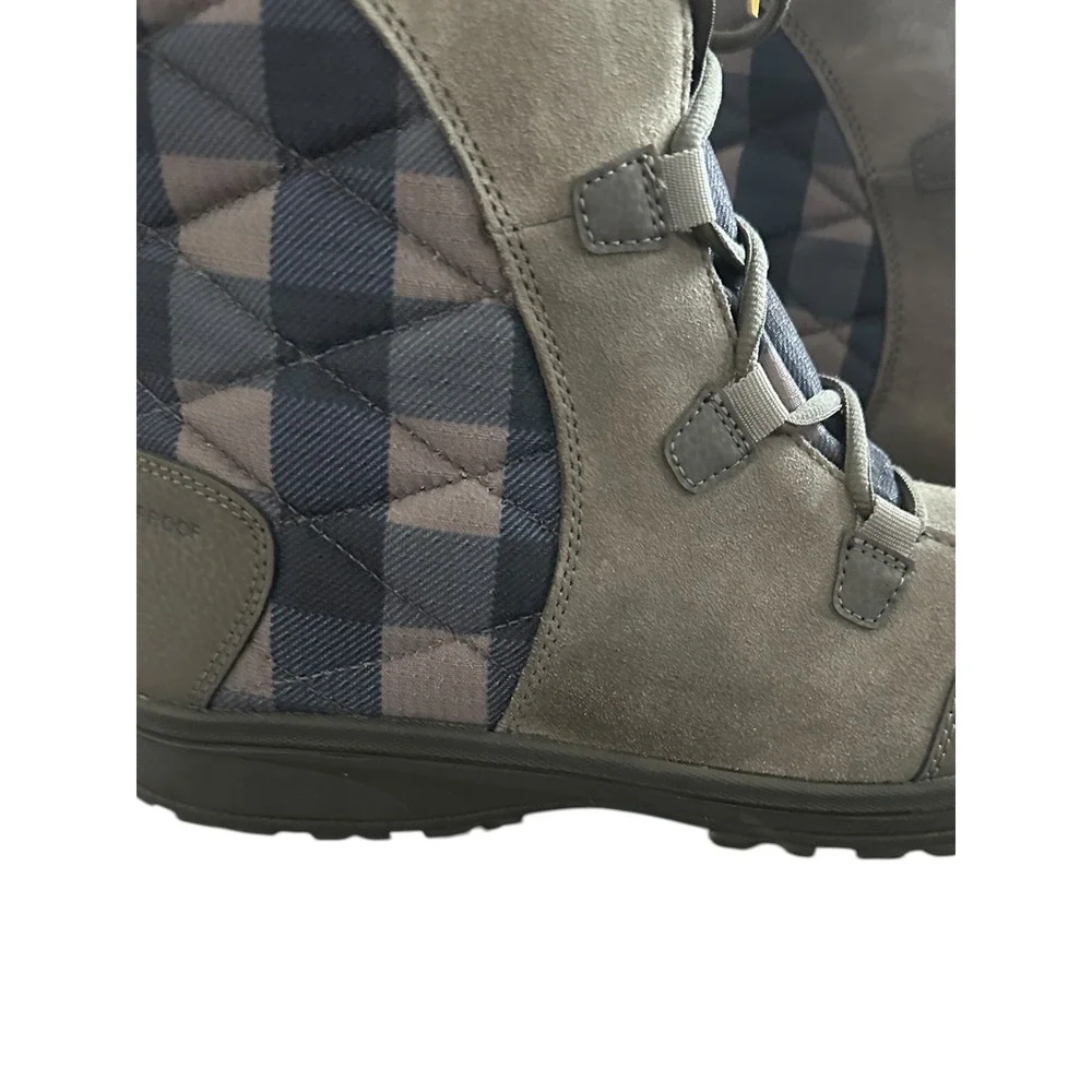 Columbia Women's Ice Maiden II Omni Grip Snow Boots - Size‎ 11 Charcoal/Blue